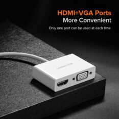 Bộ chuyển đổi Type C sang HDMI và VGA UGREEN MM123