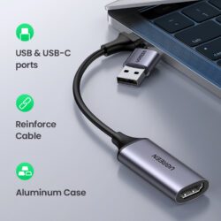 Card Ghi Hình LiveStream HDMI to USB-A/USB-C UGREEN CM489