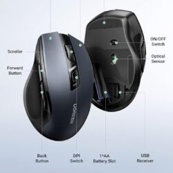 Chuột Bluetooth công thái học Ugreen MU006