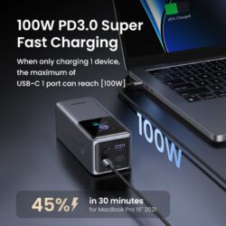 Pin dự phòng 20000mAh Ugreen PB721 2C1A 130W