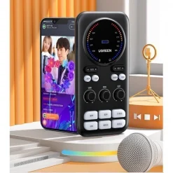 Ugreen 10930 - Card âm thanh Di Động Cho Livestream Và Thu Âm CM426