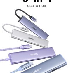 Hub Type C 5 in 1 sang HDMI 4K@30Hz, USB3.0 Ugreen CM478