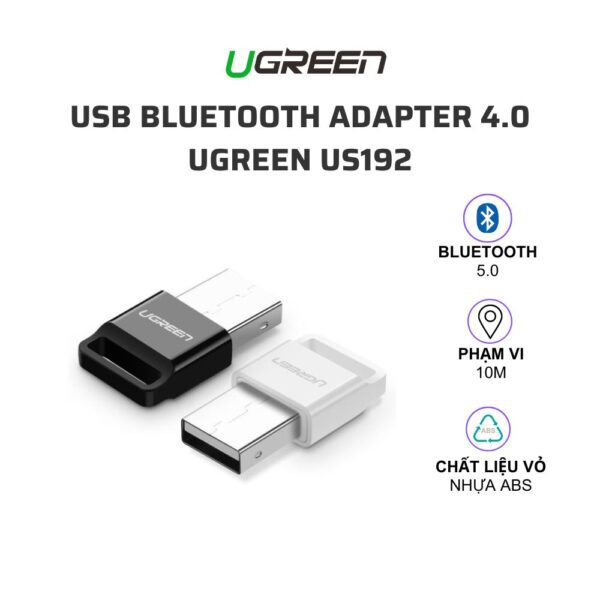 USB Bluetooth Ugreen US192 hỗ trợ Qualcomm® aptX™