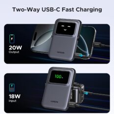 Pin Sạc Dự Phòng UGREEN PB571 5000mAh với Cáp USB Type C Tích Hợp