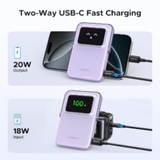 Pin Sạc Dự Phòng UGREEN PB571 5000mAh với Cáp USB Type C Tích Hợp