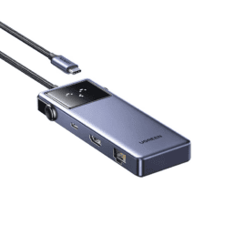 Ugreen 45155 Hub USB-C 7 trong 1 HDMI 4K@60Hz, Ethernet 1Gbps