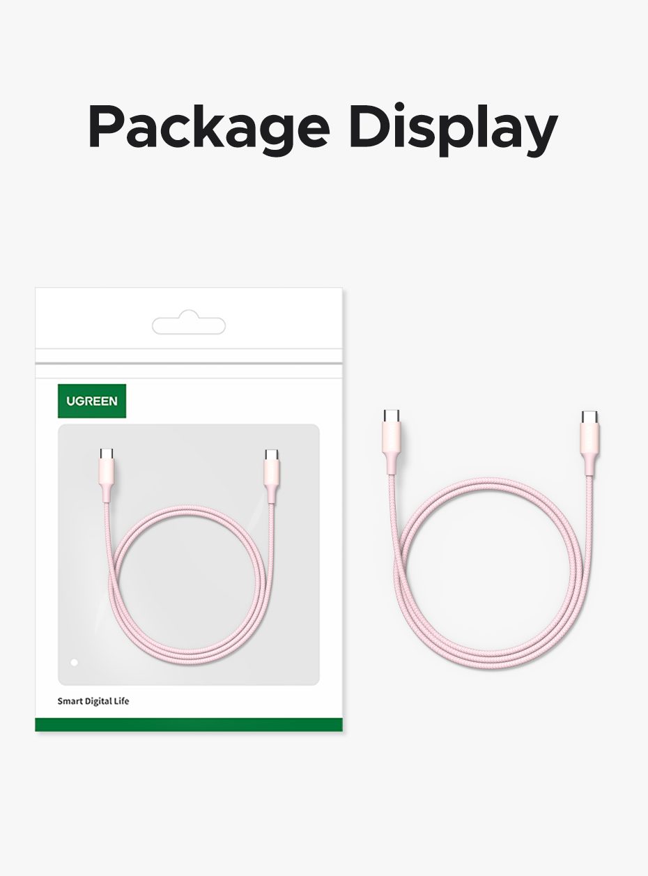 Cáp sạc nhanh C to C 100W Ugreen L502 dài 1m 11 Cáp sạc nhanh C to C 100W Ugreen L502 dài 1m - Hình ảnh 11