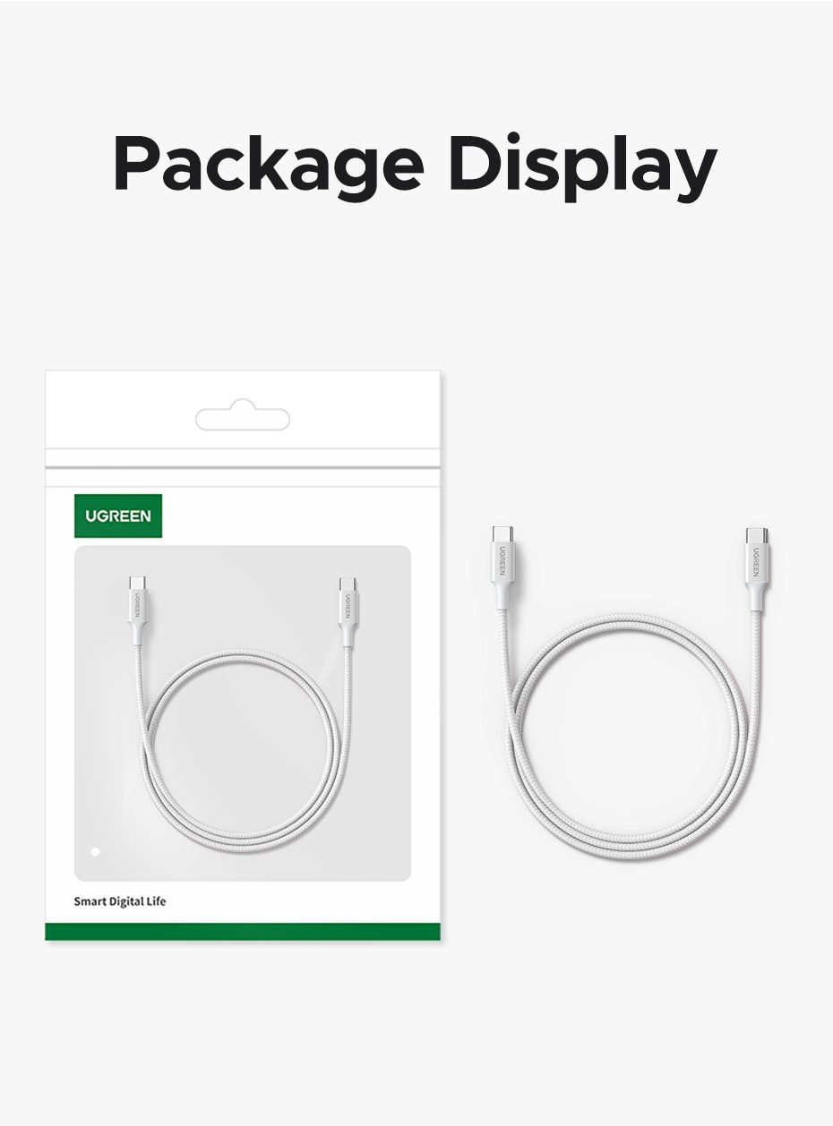 Cáp sạc nhanh C to C 100W Ugreen L502 dài 1m 12 Cáp sạc nhanh C to C 100W Ugreen L502 dài 1m - Hình ảnh 12