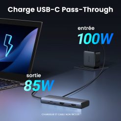 Hub chuyển đổi USB-C 7 trong 1 Ugreen 45379 CM639 8 Hub chuyển đổi USB-C 7 trong 1 Ugreen 45379 CM639