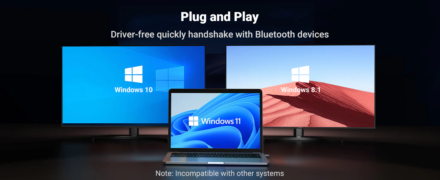 USB Bluetooth 5.3 cắm là chạy, không cần cài đặt driver