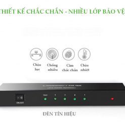 Bộ Chia HDMI 1 Ra 4 UGREEN 40202 – Hỗ Trợ Full HD, Tín Hiệu Ổn Định