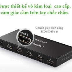 Bộ Chia HDMI 1 Ra 4 UGREEN 40202 – Hỗ Trợ Full HD, Tín Hiệu Ổn Định