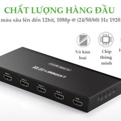 Bộ Chia HDMI 1 Ra 4 UGREEN 40202 – Hỗ Trợ Full HD, Tín Hiệu Ổn Định