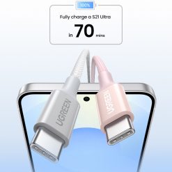 Cáp sạc nhanh C to C 100W Ugreen L502 dài 2m