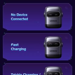 Củ sạc nhanh 3 cổng hình robot 2C1A 65W UGREEN X662 37 Củ sạc nhanh 3 cổng hình robot 2C1A 65W UGREEN X662