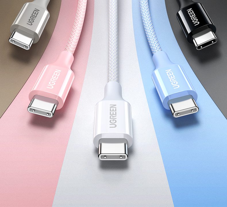 UGREEN L501 - Cáp Sạc Nhanh USB-C to USB-C PD 60W Dài 2m