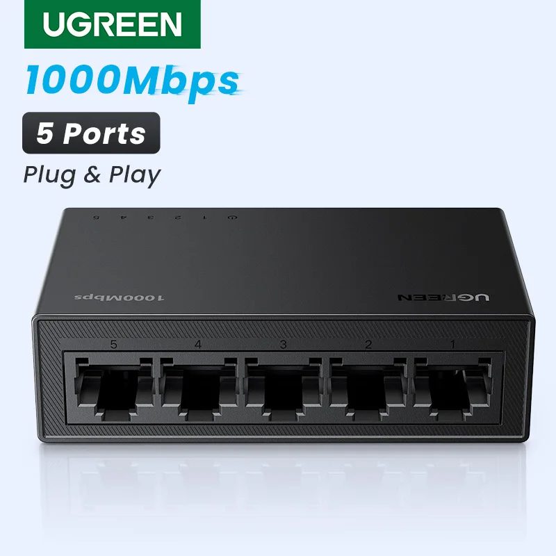 Switch mạng 5 cổng Gigabit UGREEN 35492EU 22 Switch mạng 5 cổng Gigabit UGREEN 35492EU