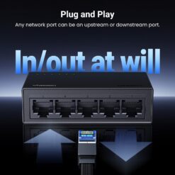 Switch mạng 5 cổng Gigabit UGREEN 35492EU