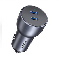 Tẩu sạc nhanh ô-tô 40W  2 cổng Type C Ugreen 70594