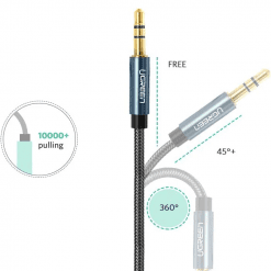 Cáp nối dài audio 3.5m dài 5m Ugreen 50440