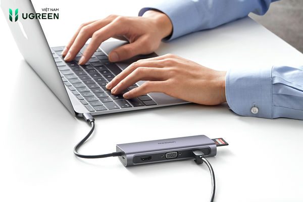 Vì sao văn phòng và kỹ thuật dùng hub chuyển đổi Ugreen? 8 Hub chuyển đổi