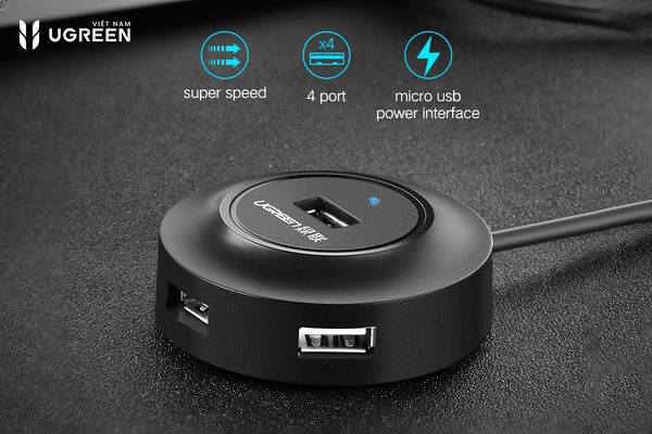 Vì sao văn phòng và kỹ thuật dùng hub chuyển đổi Ugreen? 12 Hub chuyển đổi