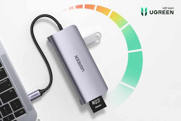 Vì sao văn phòng và kỹ thuật dùng hub chuyển đổi Ugreen? 10 Quạt cầm tay