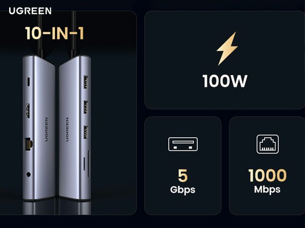 Hub chuyển đổi Ugreen có đáng mua? Ưu nhược điểm cần biết 11 Hub chuyển đổi