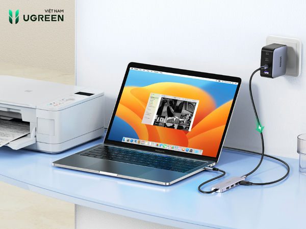 Hub chuyển đổi có thay thế docking station được không? 16 Hub chuyển đổi