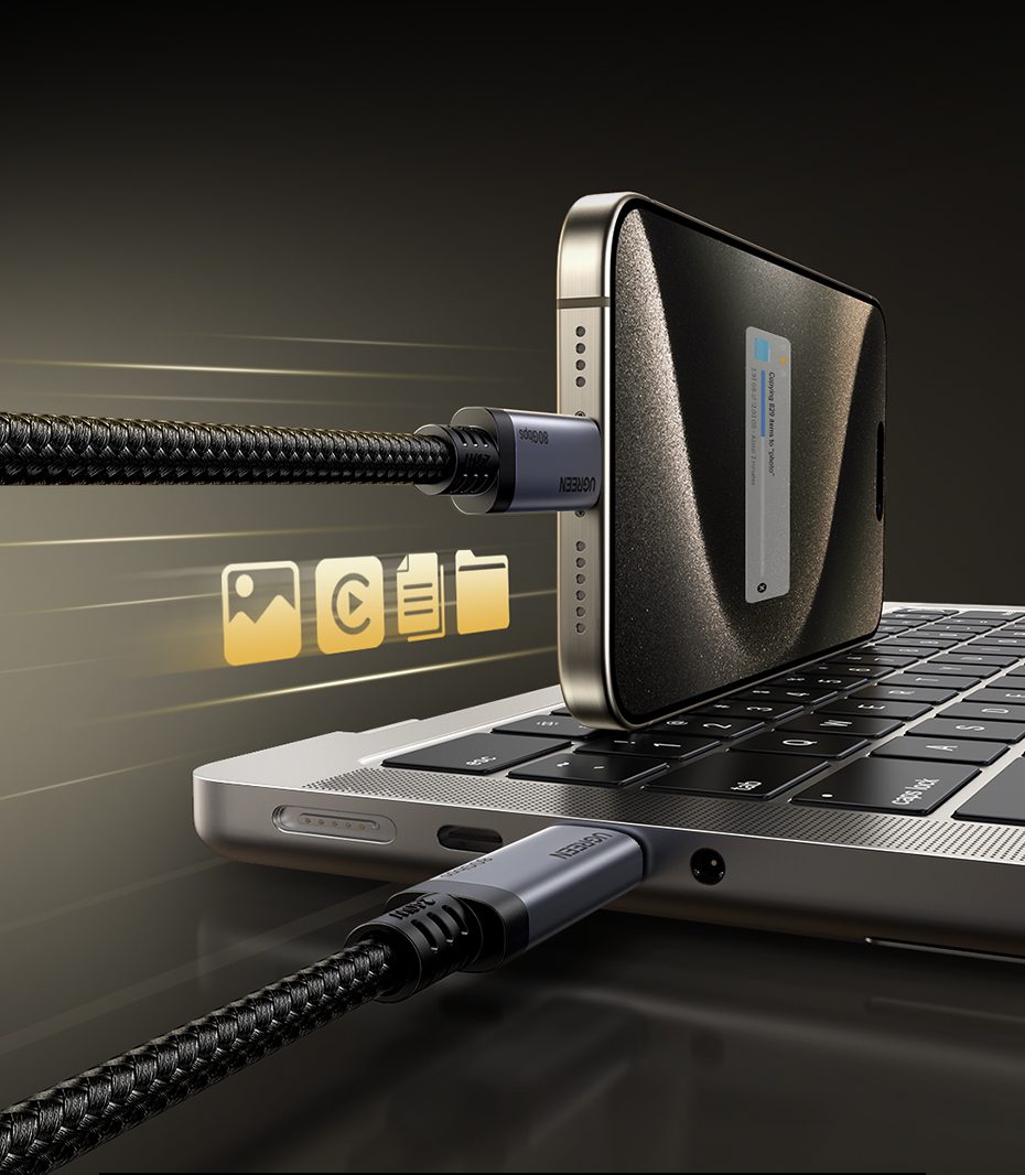 Cáp Sạc Nhanh C to C 100W UGREEN L528 10 Cáp Sạc Nhanh C to C 100W UGREEN L528 - Hình ảnh 10