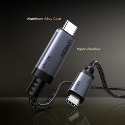 Cáp Sạc Nhanh C to C 100W UGREEN L528 17 Cáp Sạc Nhanh C to C 100W UGREEN L528