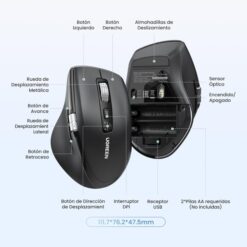 Chuột máy tính bluetooth không dây kèm pin UGREEN 55375 14 Chuột máy tính bluetooth không dây kèm pin UGREEN 55375