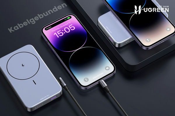Top 2 pin sạc dự phòng không dây Ugreen tốt nhất cho iPhone 12 Pin sạc dự phòng