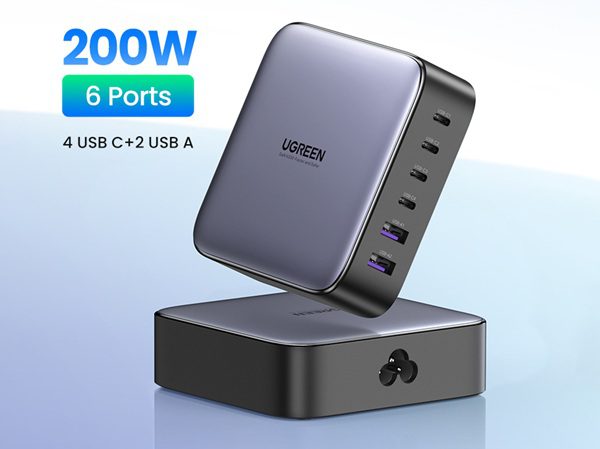 Củ sạc nhanh 200W Ugreen CD271: Công suất lớn, an toàn 12 Củ sạc nhanh