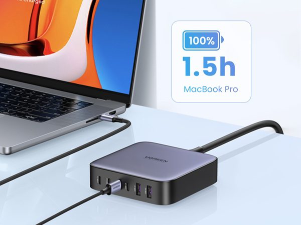 Củ sạc nhanh 200W Ugreen CD271: Công suất lớn, an toàn 11 Củ sạc nhanh