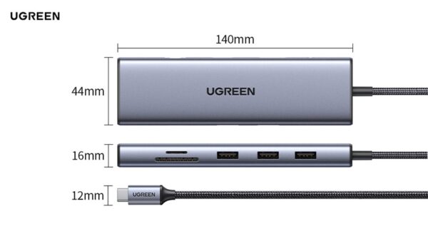 Laptop hết cổng? Hub chuyển đổi Ugreen cứu nguy tức thì 10 Hub chuyển đổi