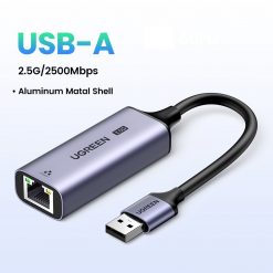 UGREEN 25051 - Bộ chuyển đổi USB sang LAN RJ45 2.5Gbs