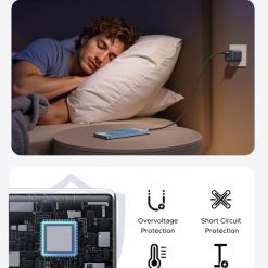 Củ sạc nhanh 1 cổng Type C 45W Ugreen 65155B 14 Củ sạc nhanh 1 cổng Type C 45W Ugreen 65155B