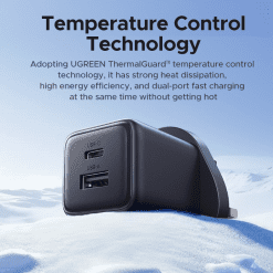 Củ sạc nhanh 2 cổng 1C1A 20W Ugreen 55533