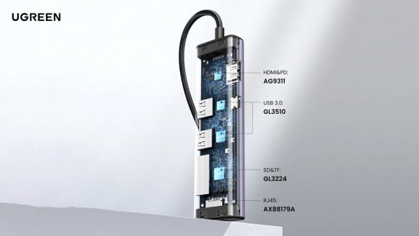 Hub chuyển đổi Ugreen – “Must-have” cho dân văn phòng 11 hub chuyển đổi