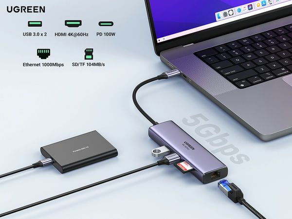 Hub chuyển đổi Ugreen: Giải pháp kết nối cho dân designer 13 Hub chuyển đổi