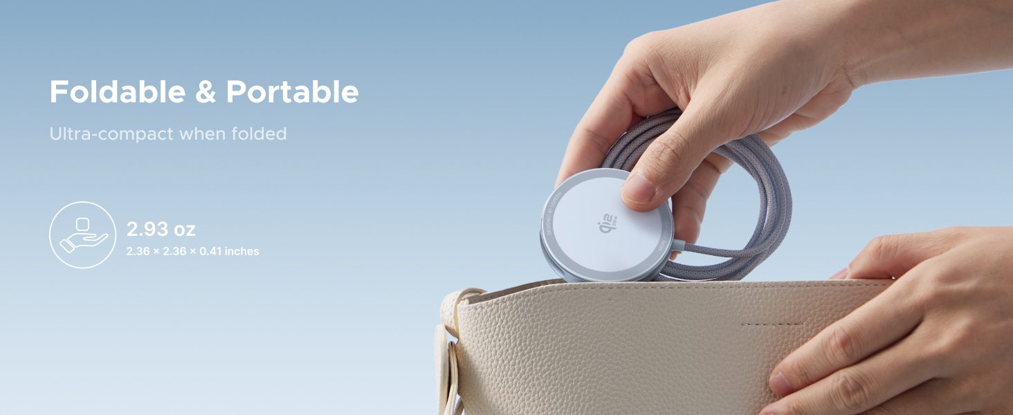 Đế Sạc Không Dây Từ Tính  MagFlow 25W UGREEN 55959 4