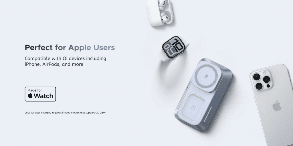 3 trong 1 – Sạc đồng thời iPhone, Apple Watch và AirPods