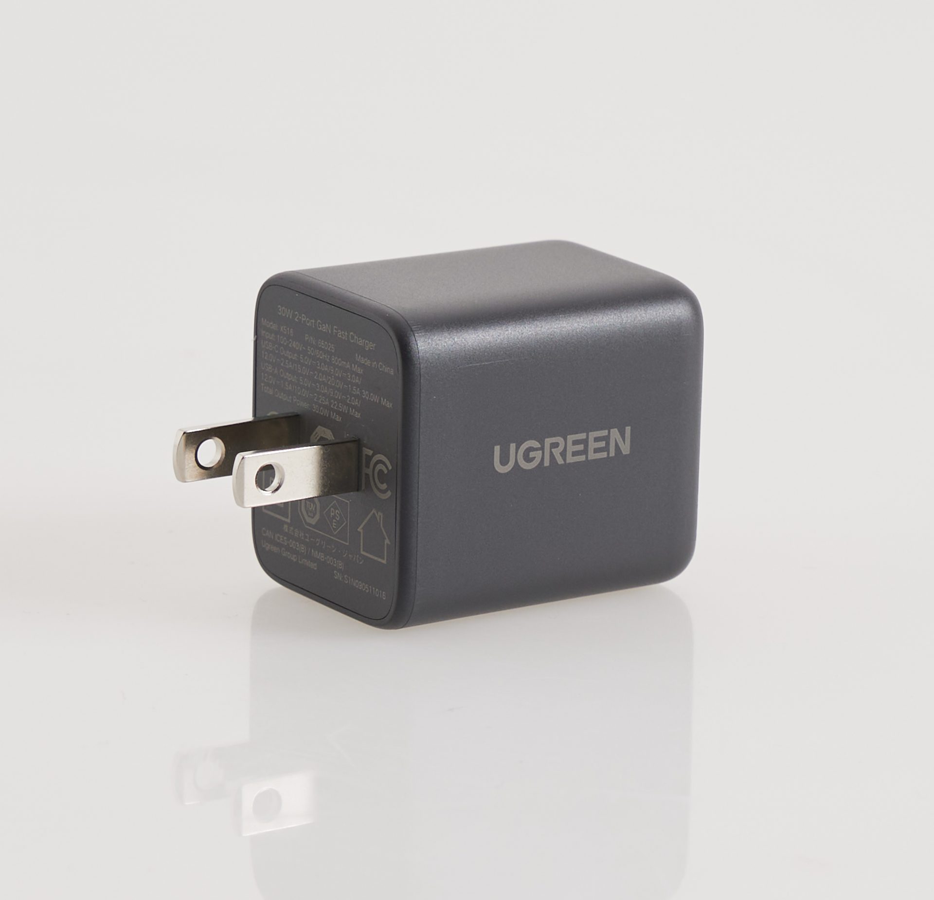 Củ sạc nhanh 2 cổng 1C1A 30W Ugreen 65025 1 Củ sạc nhanh 2 cổng 1C1A 30W Ugreen 65025