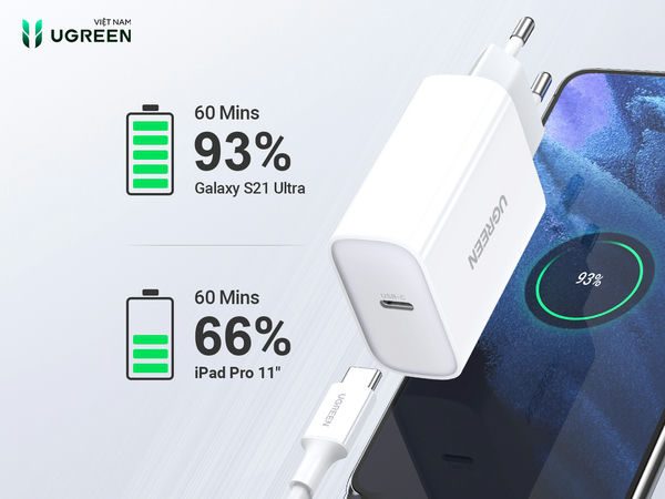 Bảo vệ pin điện thoại với củ sạc nhanh chính hãng 10 Củ sạc nhanh