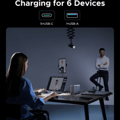 Trạm sạc để bàn 6 cổng 5C1A 500W Ugreen 55549