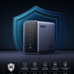 Trạm sạc để bàn 6 cổng 5C1A 500W Ugreen 55549