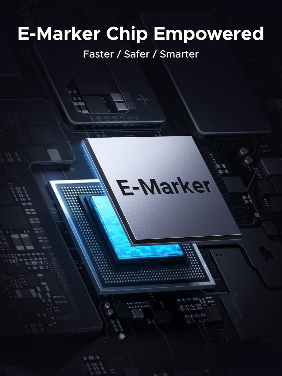 Cáp sạc Type C có màn hình Ugreen 65866 240W, dài 1m 8 Cáp sạc Type C có màn hình Ugreen 65866 240W, dài 1m - Hình ảnh 8