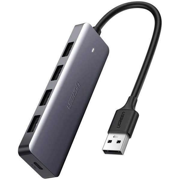 Ugreen 50985 Hub USB 3.0 4 cổng 5Gbps cổng nguồn rời GL3510 – Như Mới