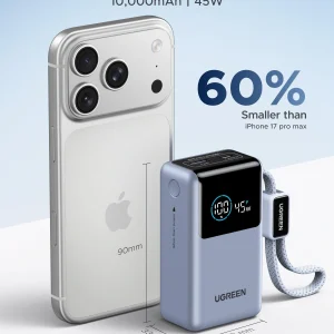 UGREEN PB727- 75701B Pin sạc dự phòng 10000mAh 55W 14 UGREEN PB727- 75701B Pin sạc dự phòng 10000mAh 55W